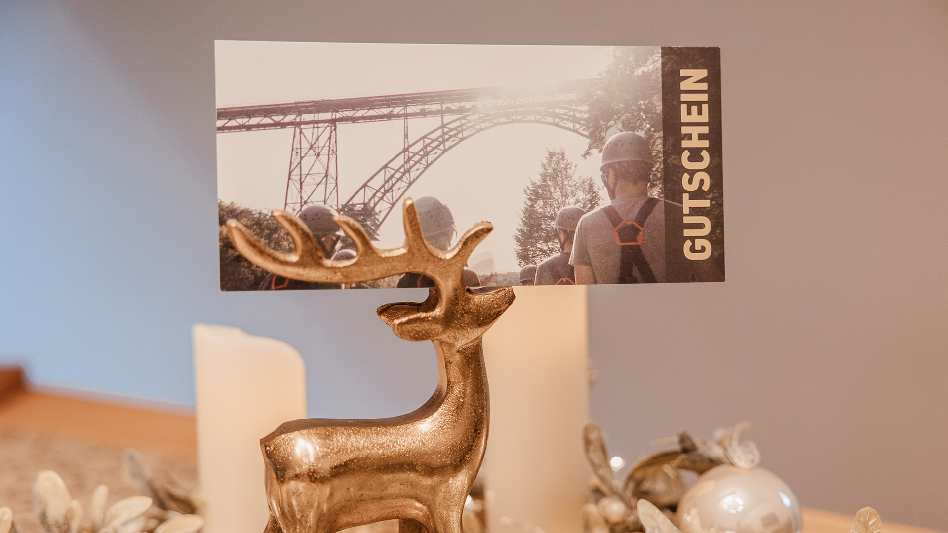 Der Brückenbogen der Müngstener Brücke