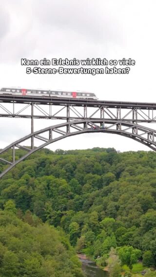 ⭐⭐⭐⭐⭐ Knapp 2.000 Google-Bewertungen und fast alle davon haben 5 Sterne. 

So viele begeisterte Stimmen kommen nicht von ungefähr…

👉Der Brückensteig in Solingen führt dich mitten durch die Müngstener Brücke - Deutschlands höchste Eisenbahnbrücke. 

Wann bist du dran? 

 #MüngstenerBrücke #bergischesland #NRW #Ausflugstipp #ausflügenrw