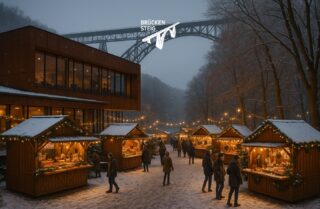 ⚠️KI-Foto⚠️ Der Weihnachtsmarkt im Müngstener Brückenpark ist geöffnet! 🎄✨ Jedes Adventswochenende freitags bis sonntags von 14 bis 21 Uhr erwartet euch festliche Stimmung unter der Brücke. Und das Beste: Der Brückensteig ist mit eigenem Stand dabei! 🎁🌉
Kommt vorbei, stöbert, schnuppert Glühwein und sagt Hallo!

#brückensteig #weihnachtsmarkt #brückenpark #müngstenerbrücke #adventszeit #diebergischendrei #ausflugszielnrw #lichterzauber #outdoorerlebnis