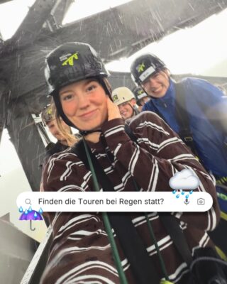 Eine unser meist gestellten Fragen: Was passiert eigentlich bei Regen? 🌧️

Hier gibt‘s die Antworten!